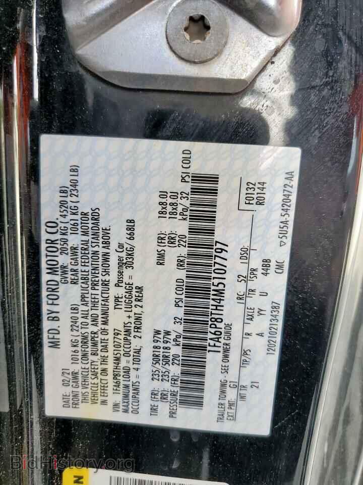 2021 FORD ALL Models - VIN: 1FA6P8TH4M5107797 - Photo 13