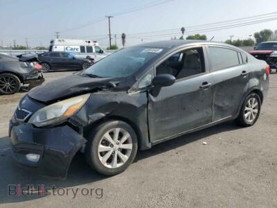 2013 Kia RIO EX, черный — VIN KNADN4A31D6248521, Copart