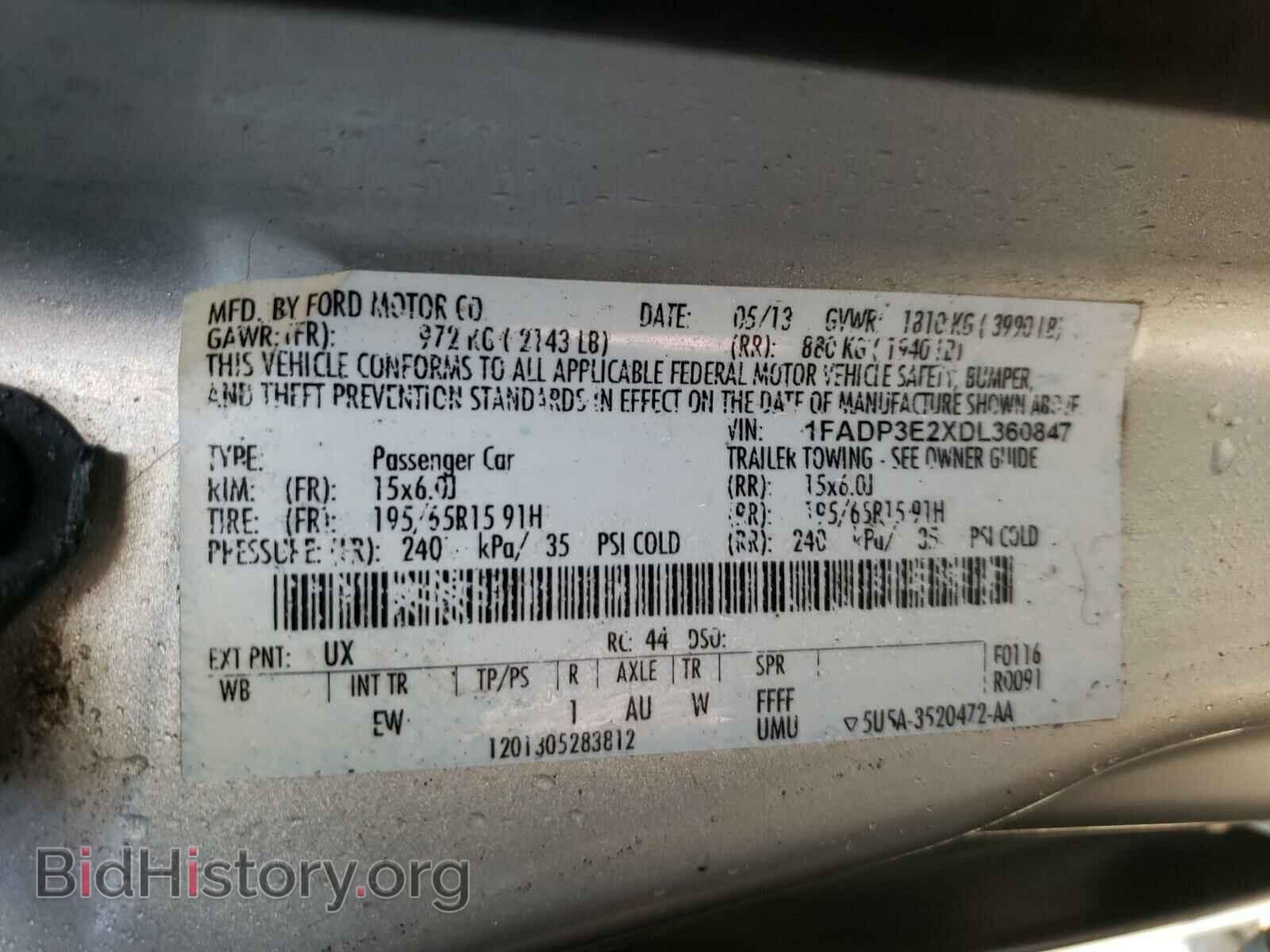 2013 FORD FOCUS - VIN: 1FADP3E2XDL360847 - Photo 10
