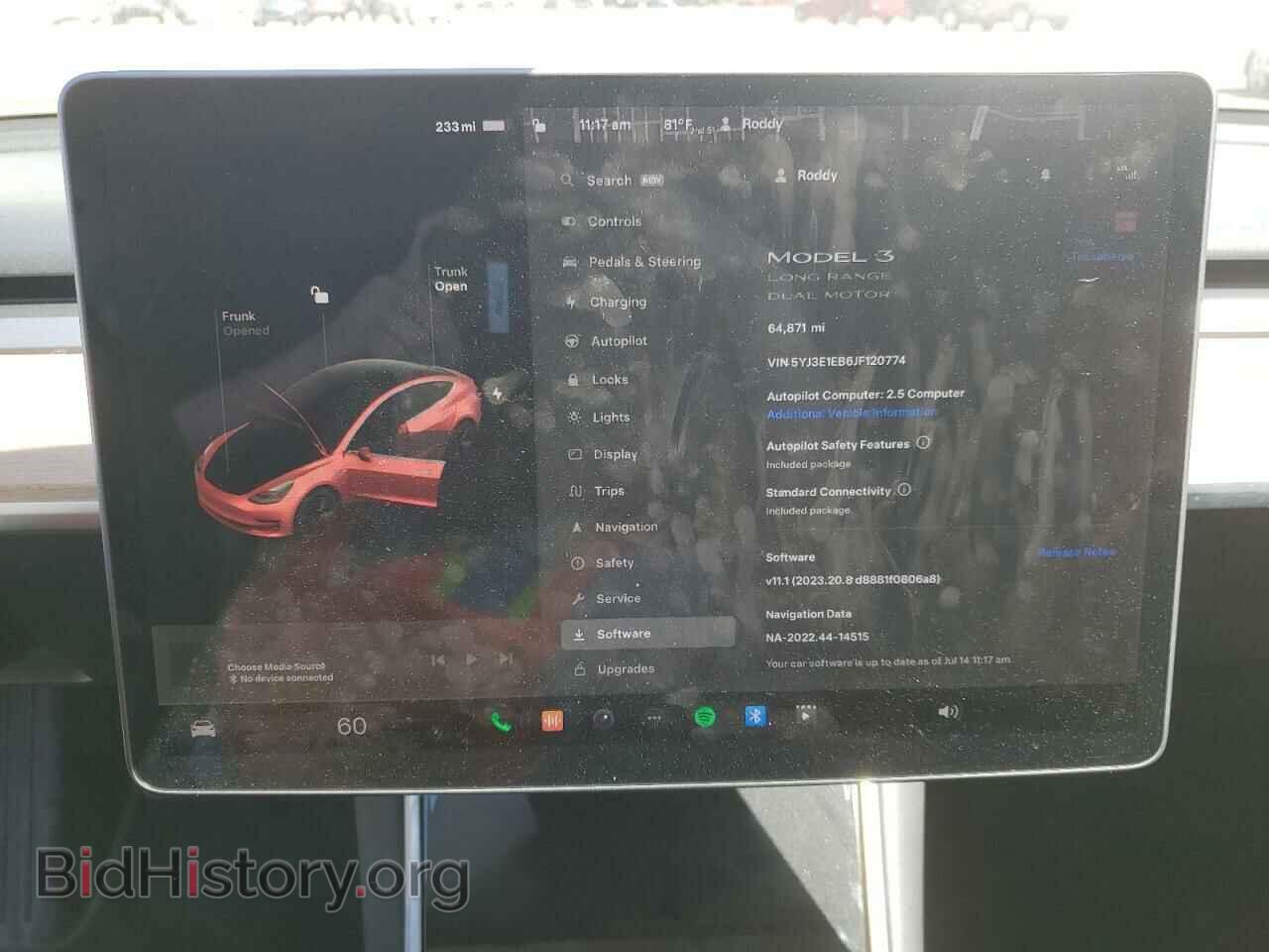 2018 TESLA MODEL 3 - VIN: 5YJ3E1EB6JF120774 - Фото 9