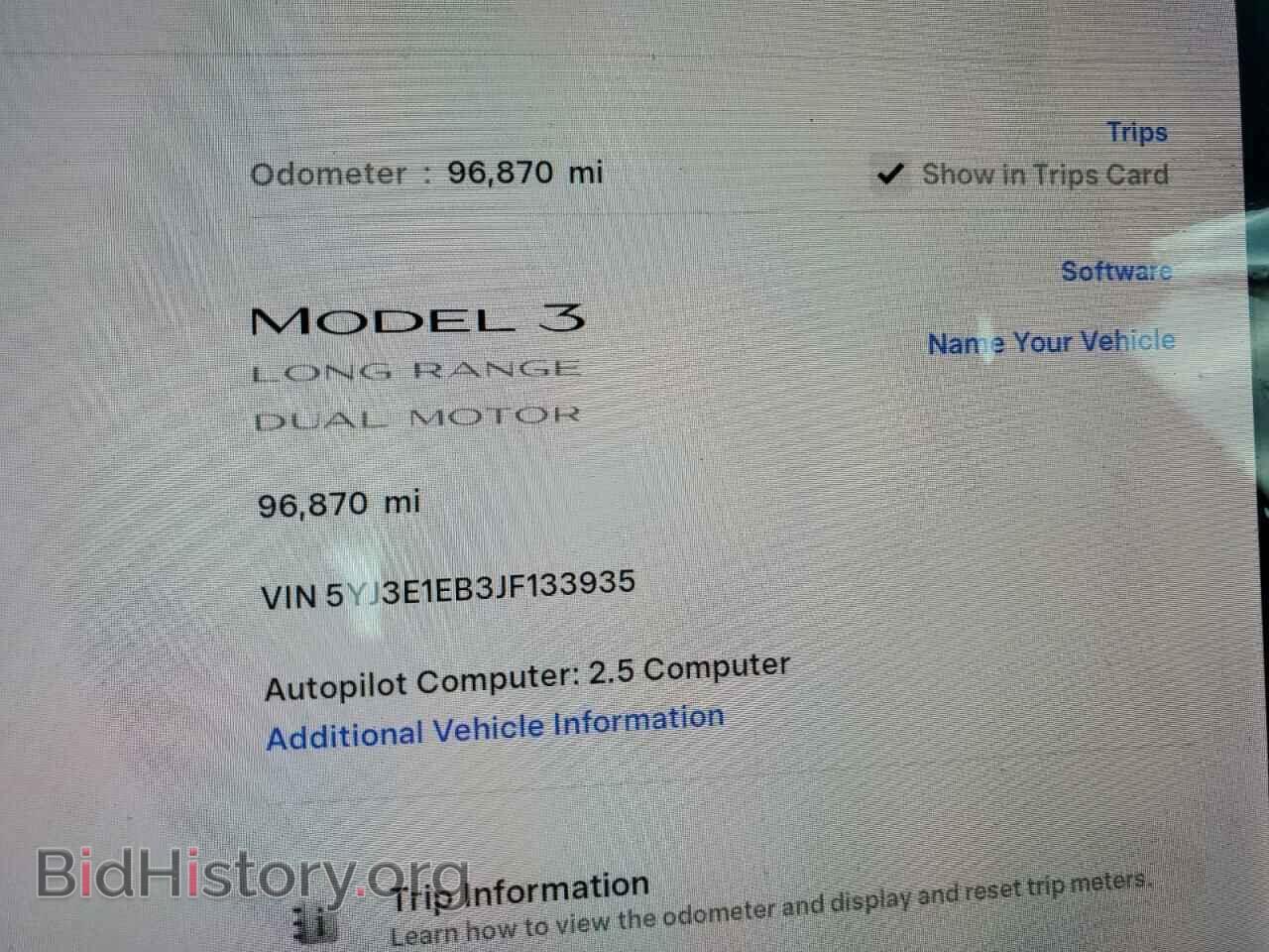 2018 TESLA MODEL 3 - VIN: 5YJ3E1EB3JF133935 - Photo 9