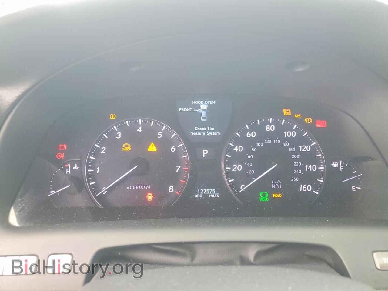 2008 LEXUS LS460 - VIN: JTHBL46F585072215 - Фото 9