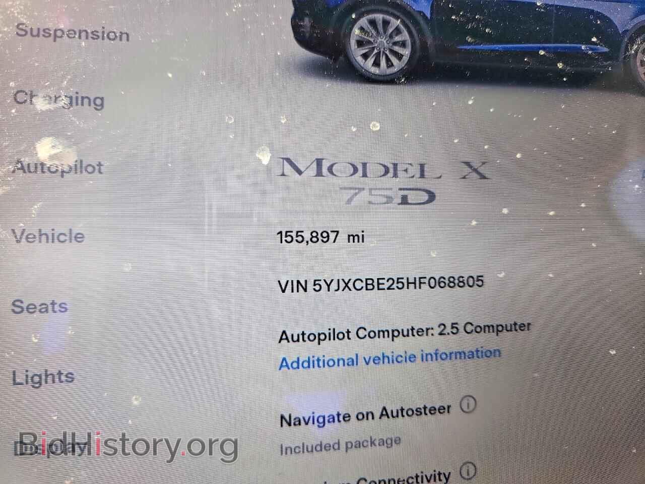 2017 TESLA MODEL X - VIN: 5YJXCBE25HF068805 - Photo 9