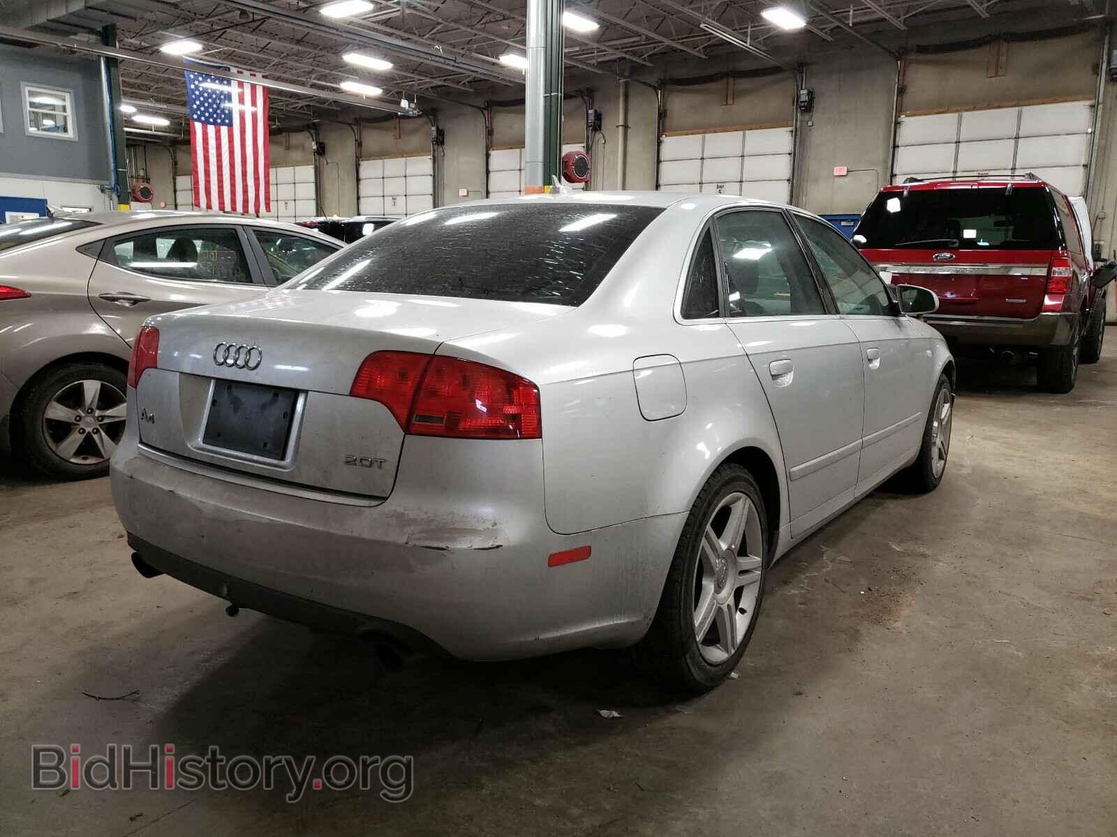2007 AUDI A4 - VIN: WAUAF78E17A125814 - Фото 4