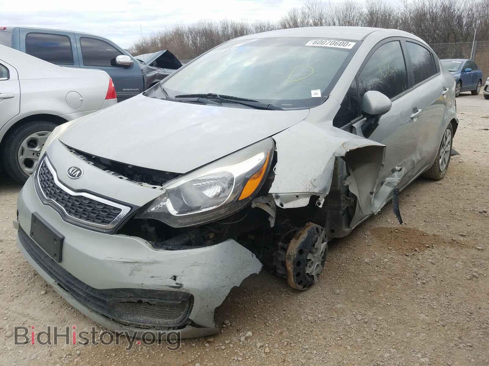 2012 KIA RIO - VIN: KNADN4A33C6065135 - Фото 2