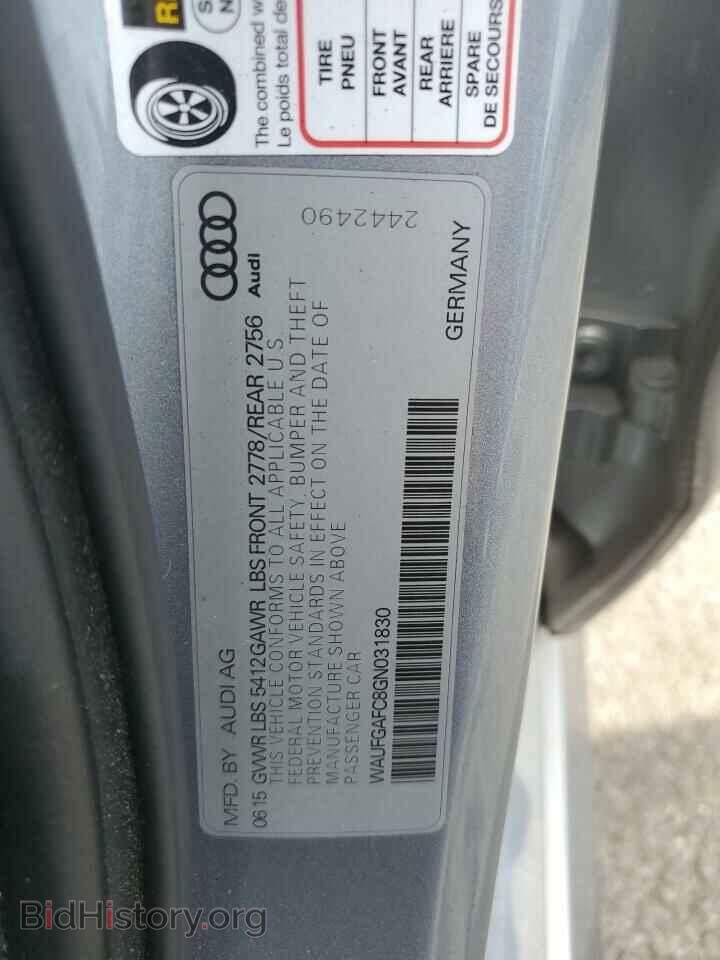 2016 AUDI A6 - VIN: WAUFGAFC8GN031830 - Фото 12