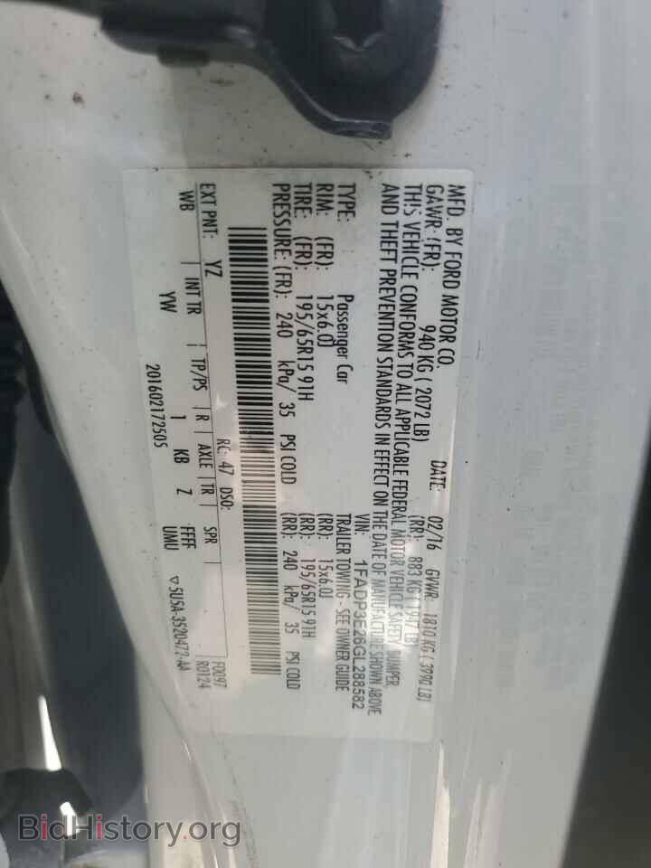 2016 FORD FOCUS - VIN: 1FADP3E26GL288582 - Photo 12