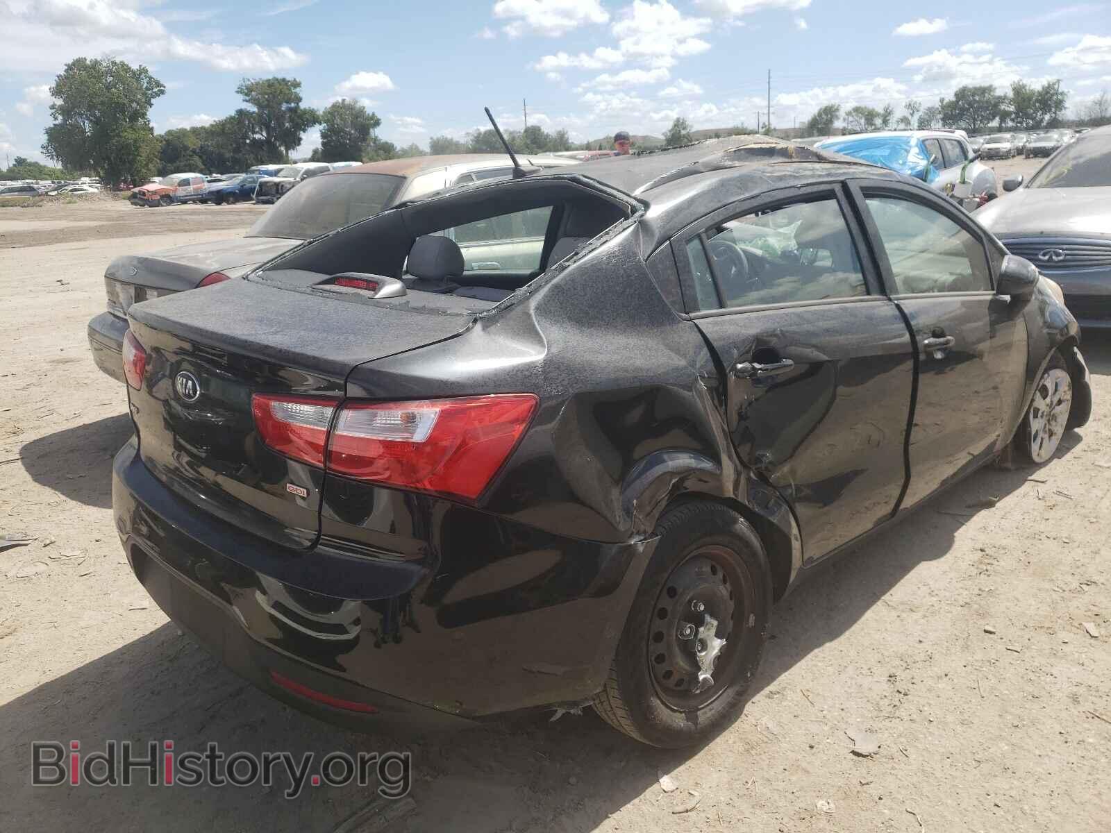 2014 KIA RIO - VIN: KNADM4A3XE6363266 - Фото 4