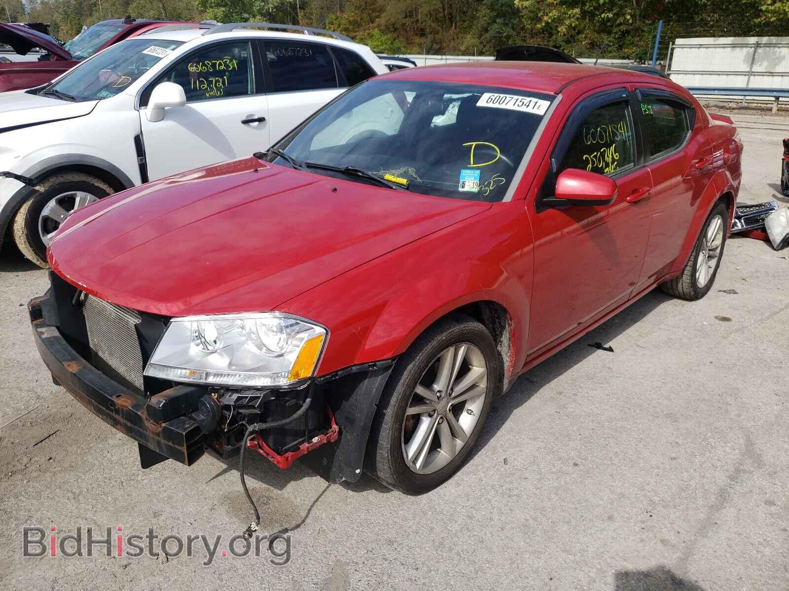 2011 DODGE AVENGER - VIN: 1B3BD1FG7BN515205 - Фото 2