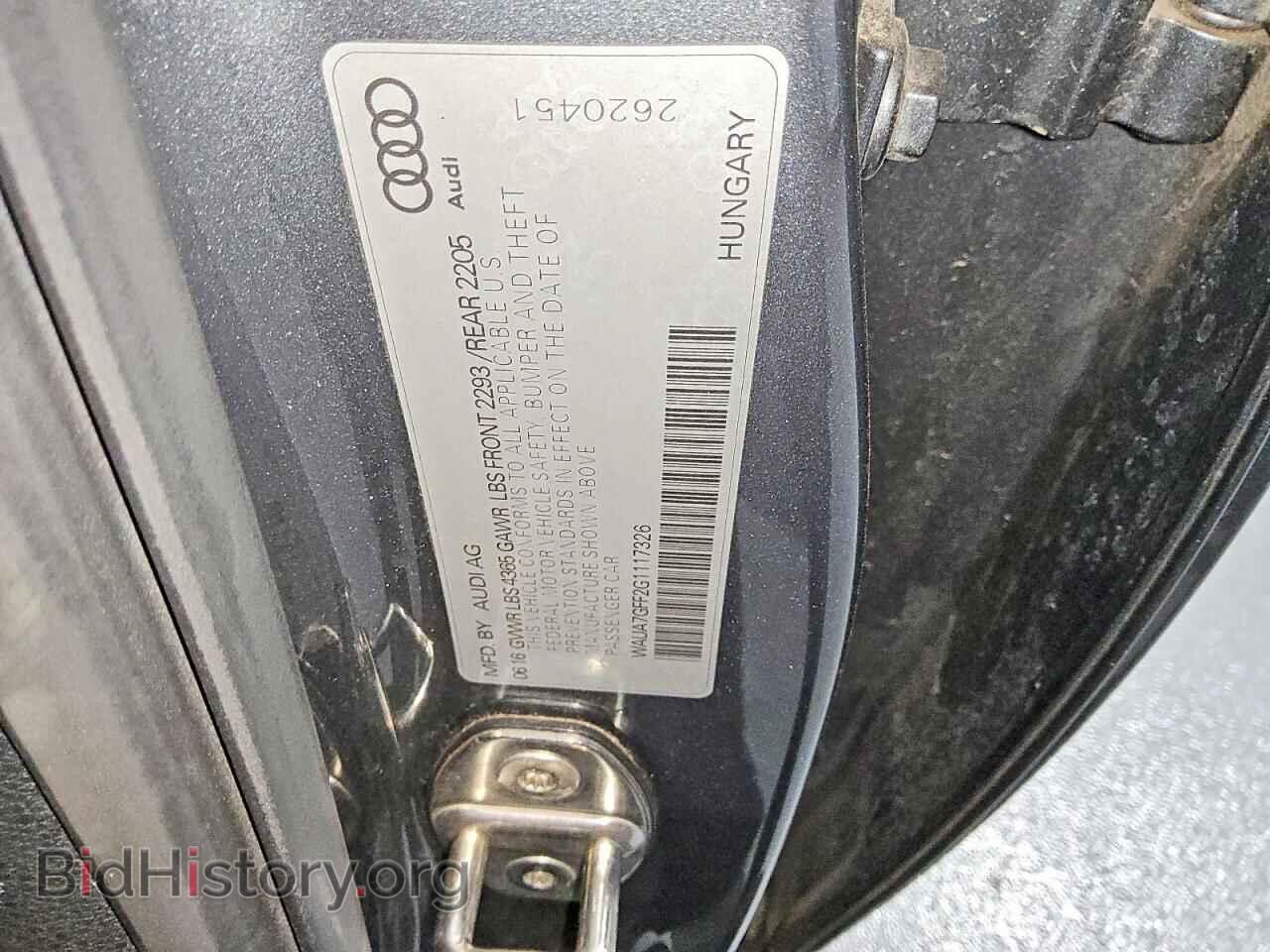 2016 AUDI A3 - VIN: WAUA7GFF2G1117326 - Фото 12