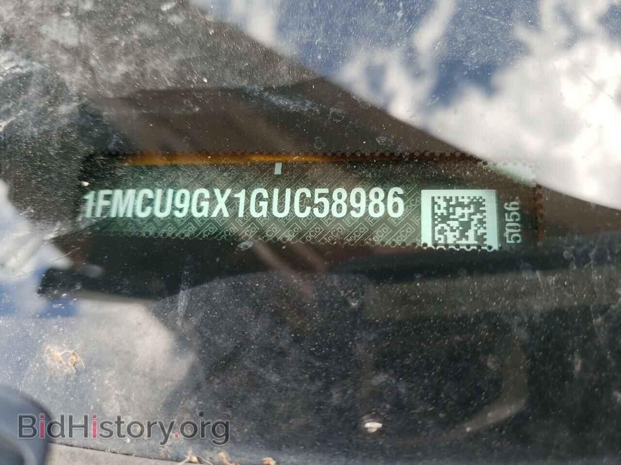 2016 FORD ESCAPE - VIN: 1FMCU9GX1GUC58986 - Фото 13