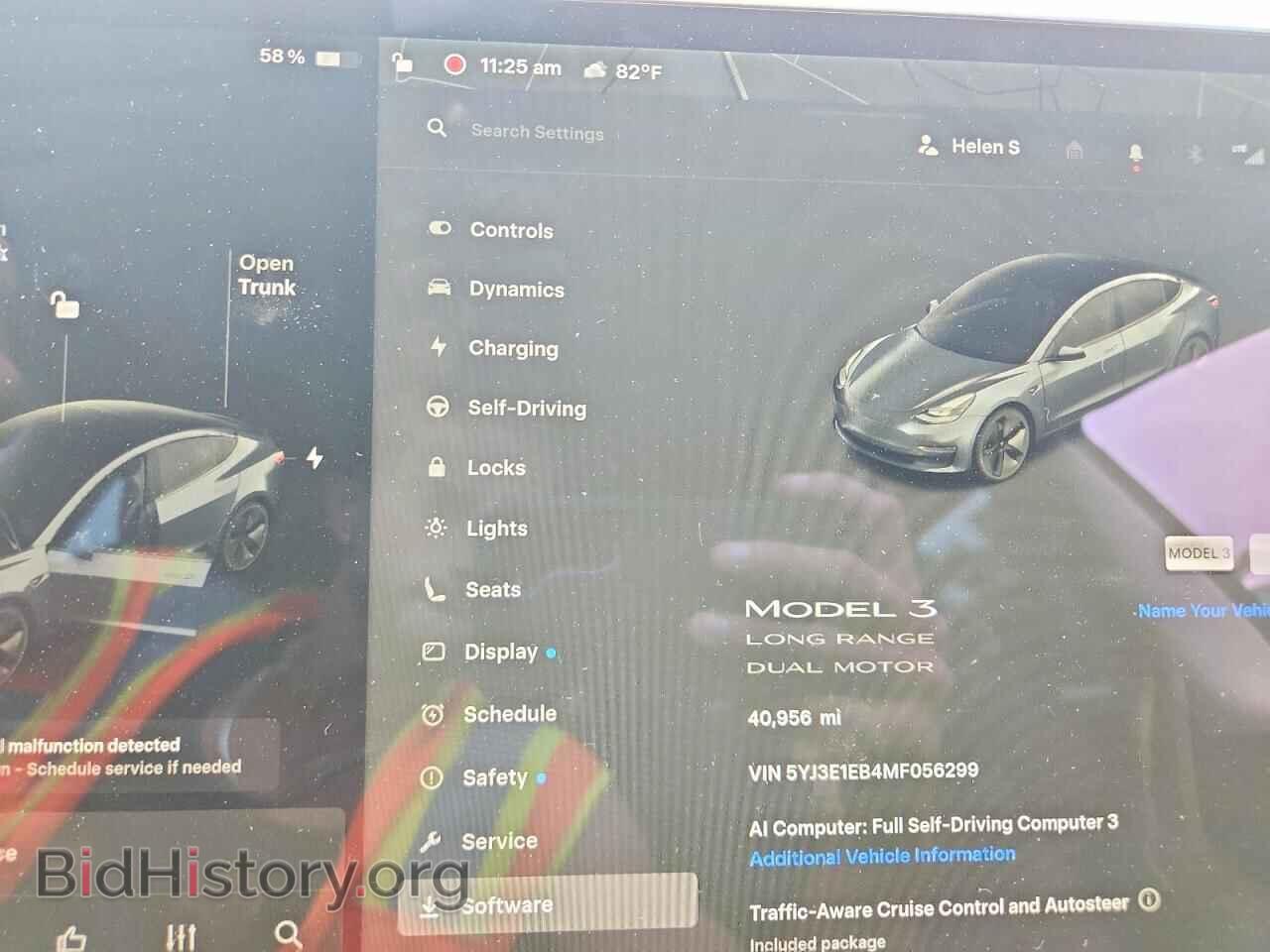 2021 TESLA MODEL 3 - VIN: 5YJ3E1EB4MF056299 - Фото 9