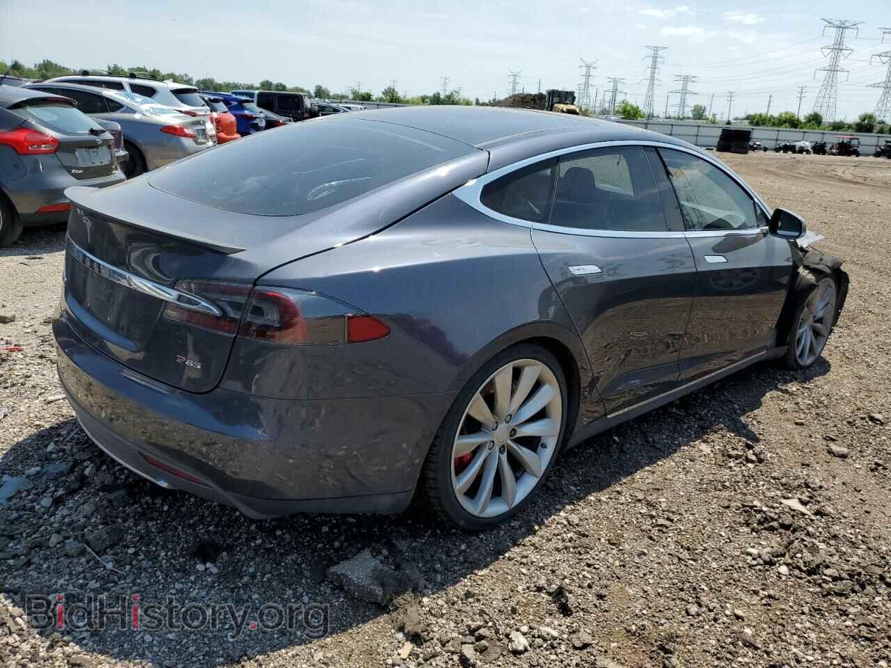 2014 TESLA MODEL S - VIN: 5YJSA1H1XEFP51995 - Фото 3