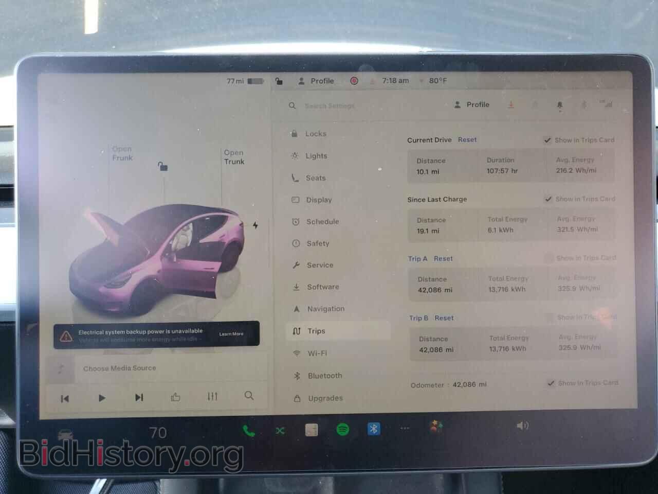 2022 TESLA MODEL Y - VIN: 7SAYGDEF6NF398880 - Фото 9