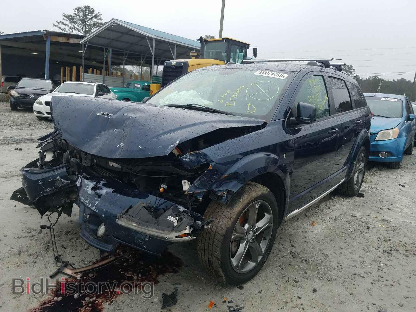 2015 DODGE JOURNEY - VIN: 3C4PDCGB6FT691042 - Фото 2