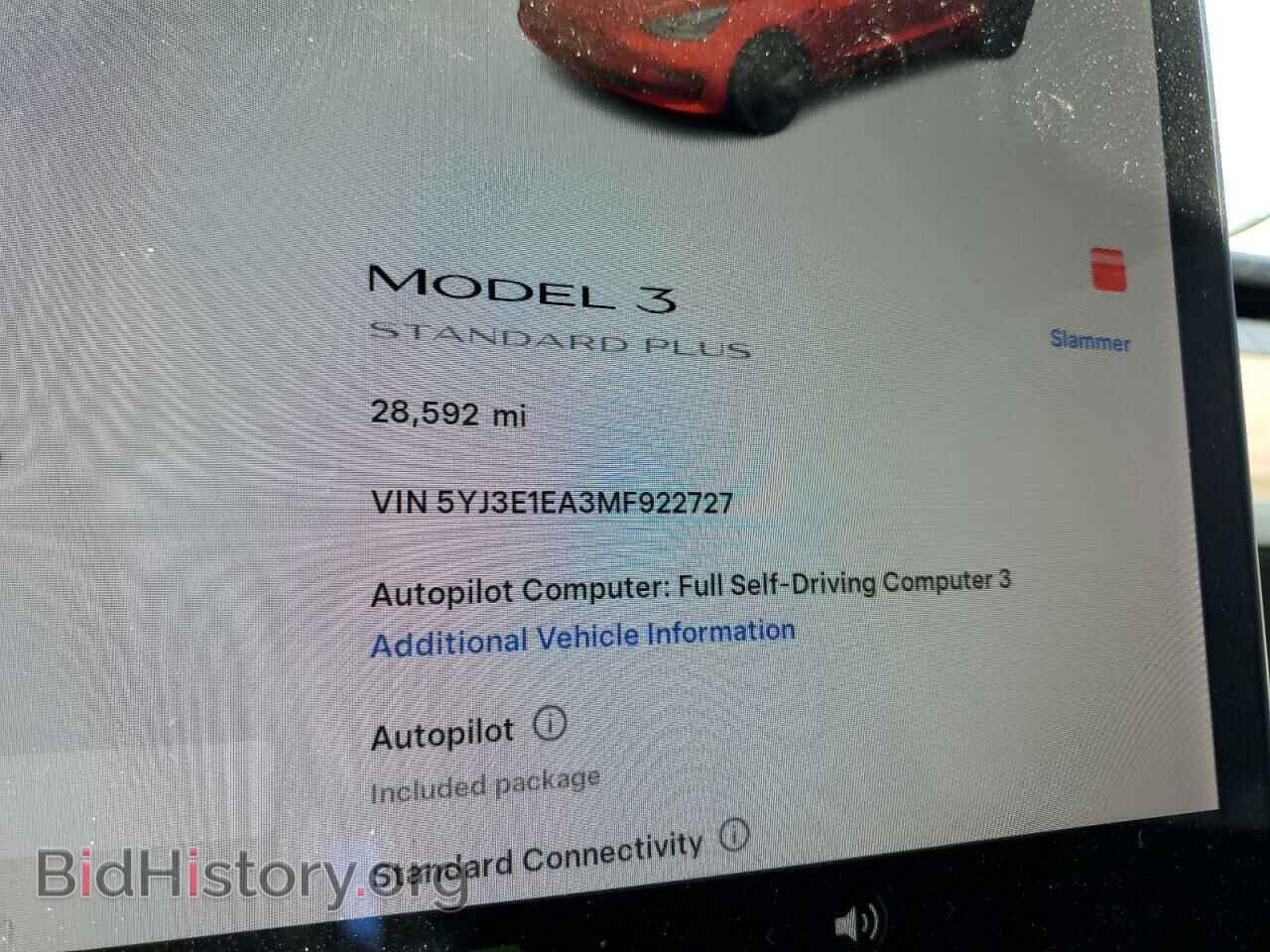 2021 TESLA MODEL 3 - VIN: 5YJ3E1EA3MF922727 - Фото 9