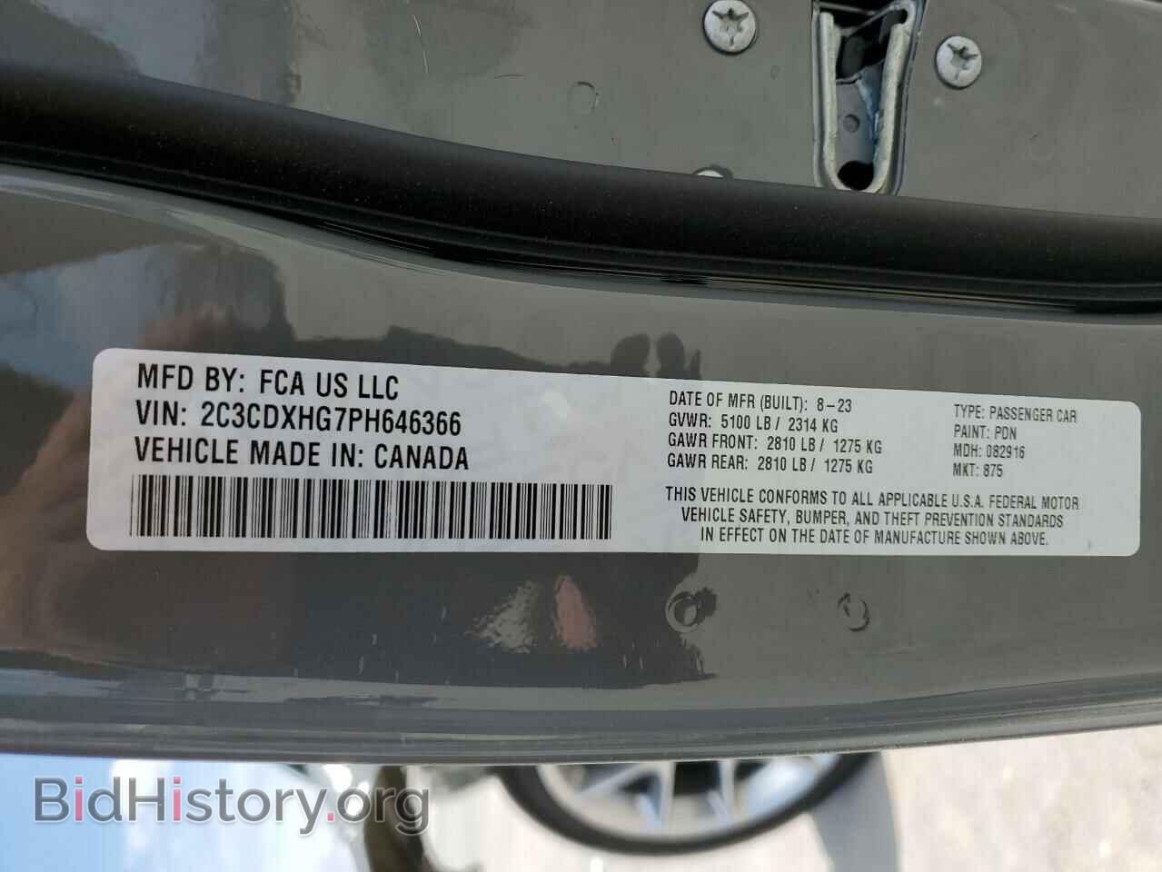 2023 DODGE CHARGER - VIN: 2C3CDXHG7PH646366 - Фото 13