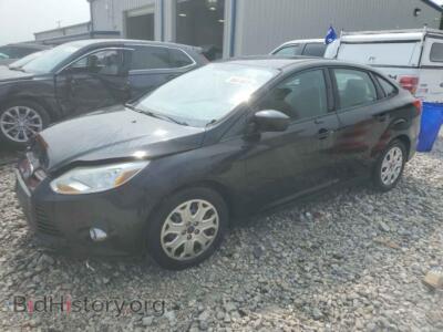 2012 Ford FOCUS SE, black — VIN 1FAHP3F29CL428344, Copart