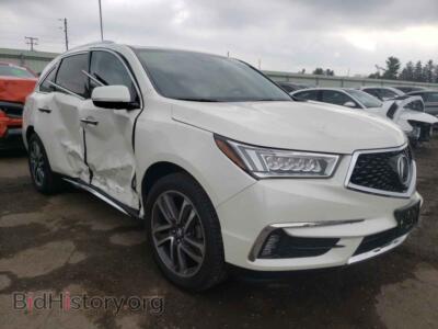 2017 Acura MDX MDX Advanc, white — VIN 5FRYD4H84HB036147, Copart