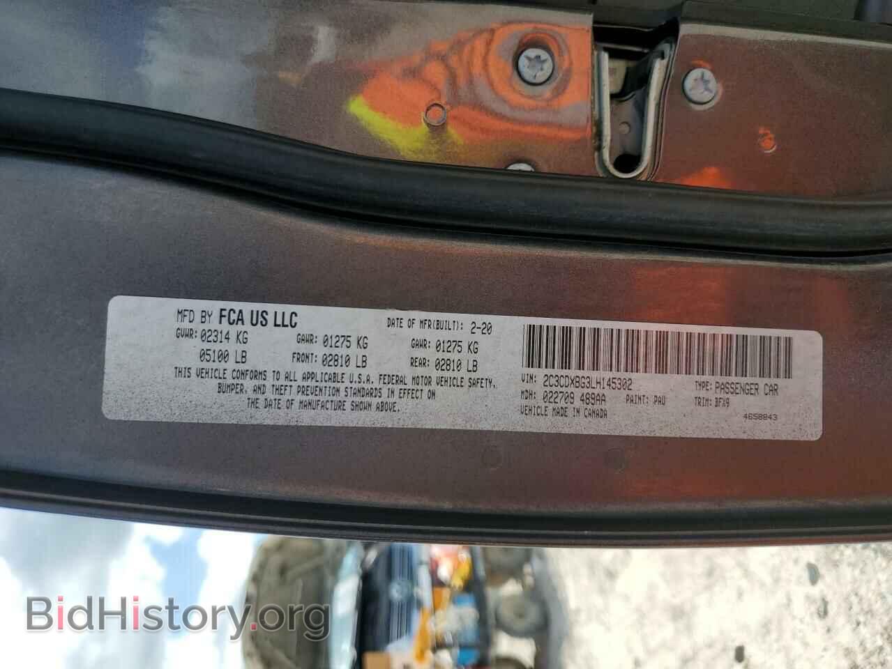 2020 DODGE CHARGER - VIN: 2C3CDXBG3LH145302 - Фото 12