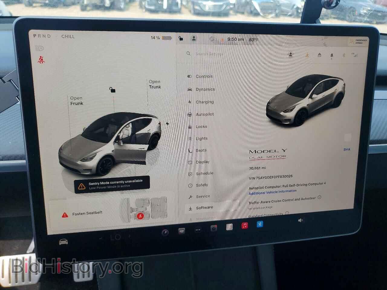 2023 TESLA MODEL Y - VIN: 7SAYGDEF0PF830026 - Photo 9