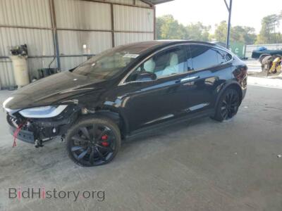 2017 Tesla MODEL X, черный — VIN 5YJXCDE23HF065381, Copart