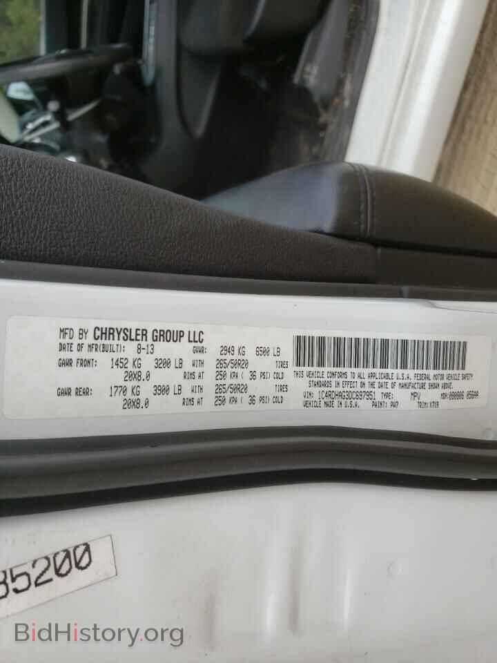 2013 DODGE DURANGO - VIN: 1C4RDHAG3DC697951 - Photo 10
