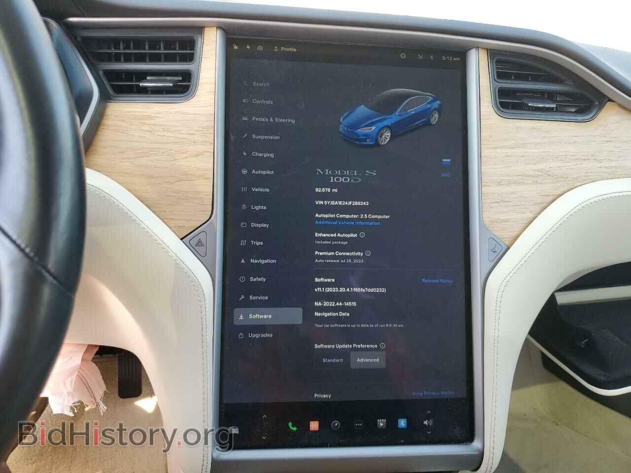 2018 TESLA MODEL S - VIN: 5YJSA1E24JF288243 - Фото 9