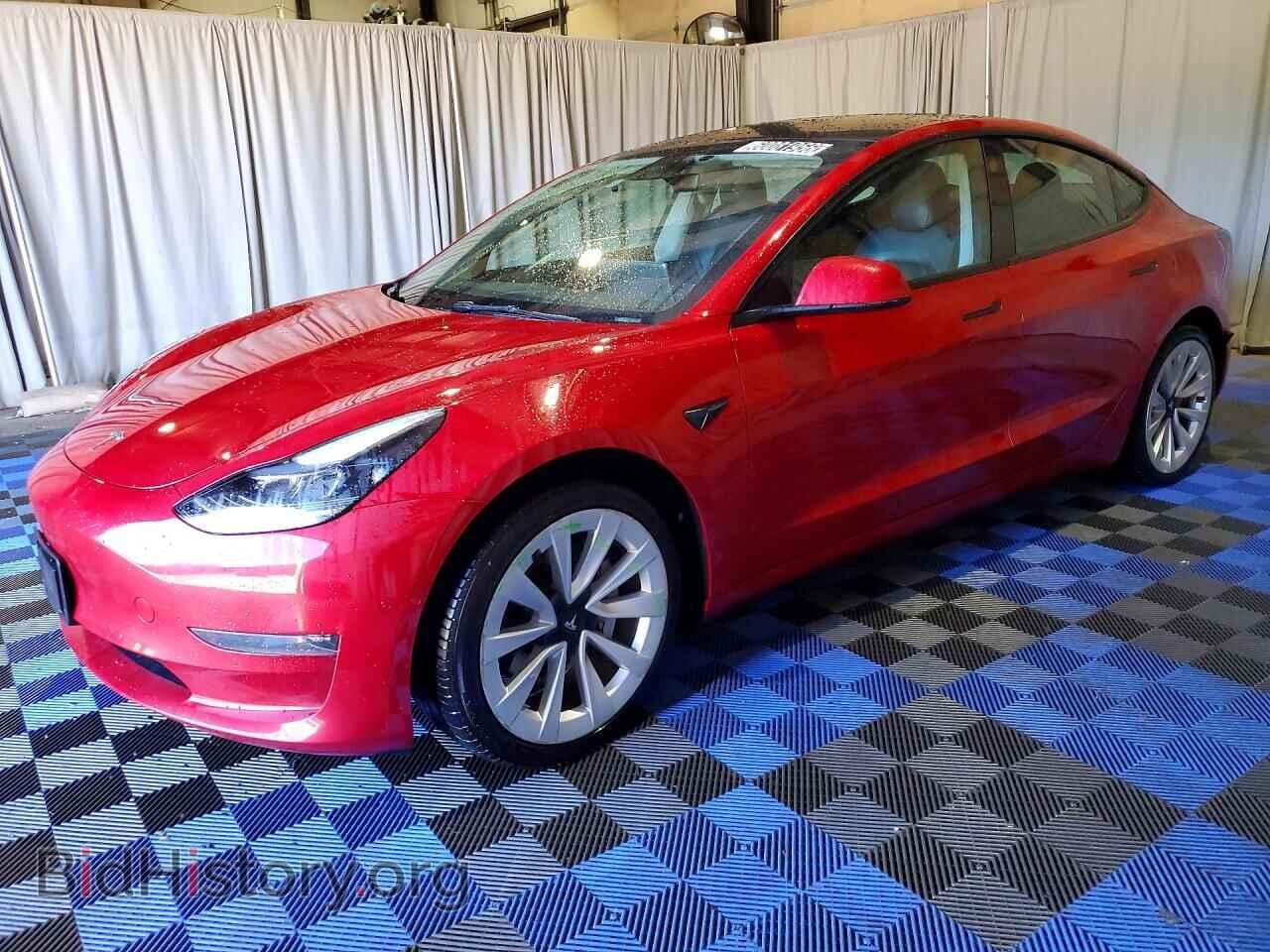 Фотография 5YJ3E1EA7NF372580 - TESLA MODEL 3 2022