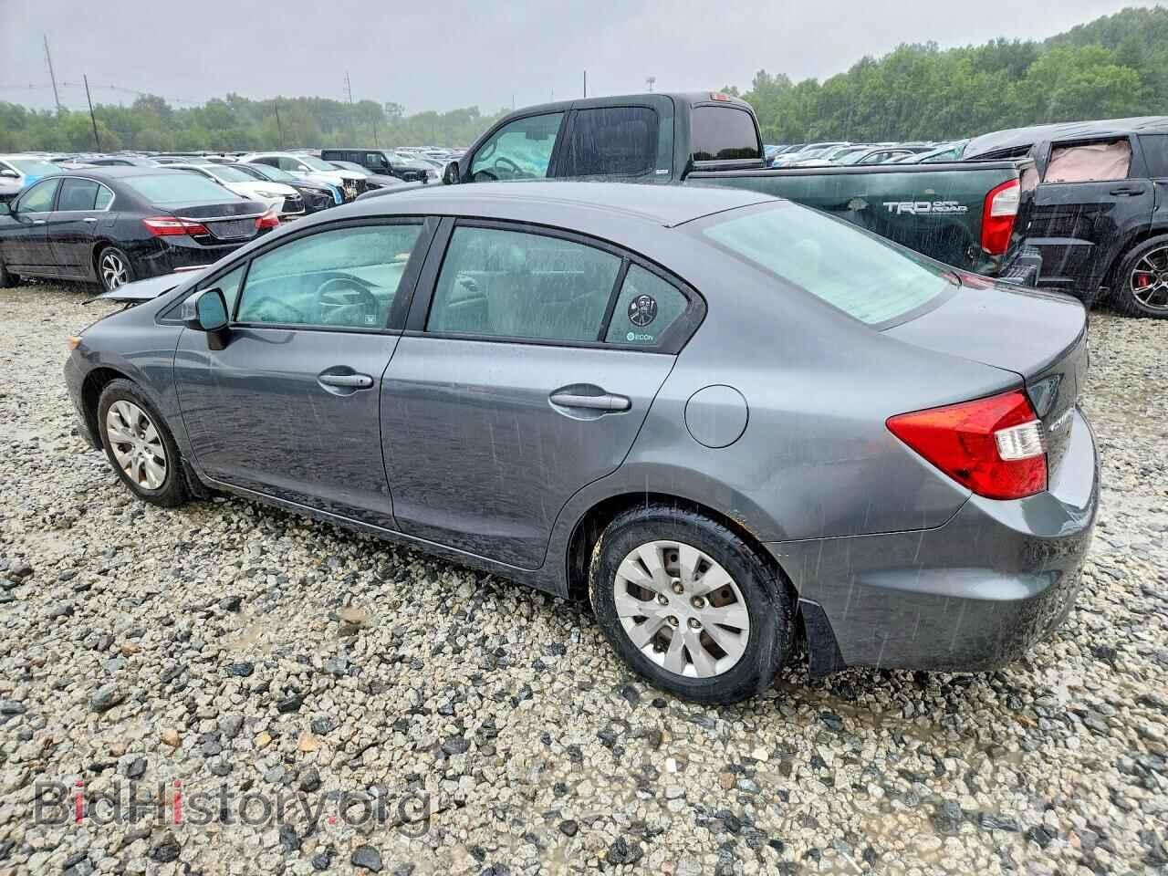 2012 HONDA CIVIC - VIN: 2HGFB2F55CH321326 - Фото 2