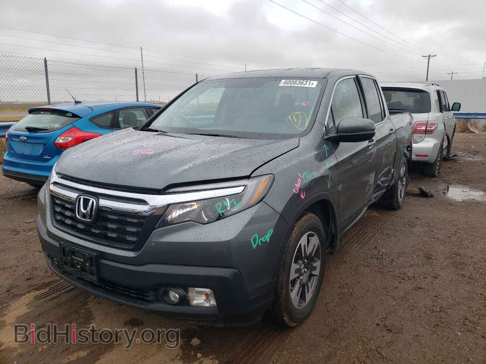 2019 HONDA RIDGELINE - VIN: 5FPYK2F53KB008147 - Фото 2