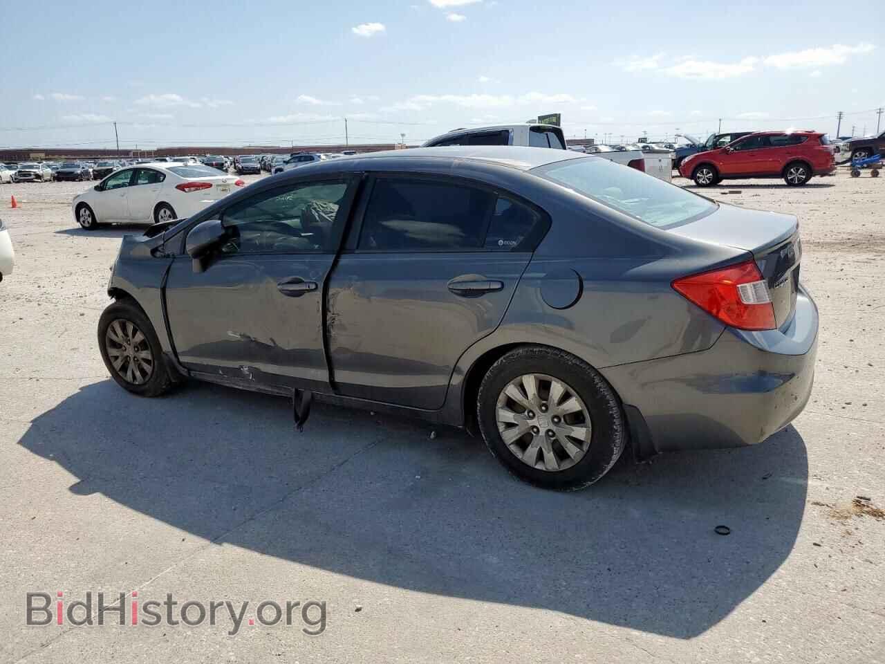 2012 HONDA CIVIC - VIN: 2HGFB2F54CH302816 - Фото 2
