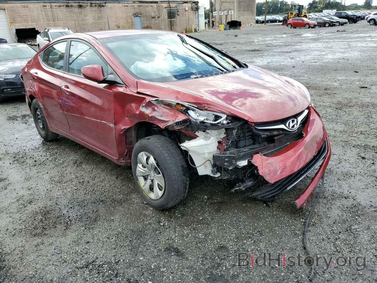 Photo 5NPDH4AE7GH789580 - HYUNDAI ELANTRA 2016