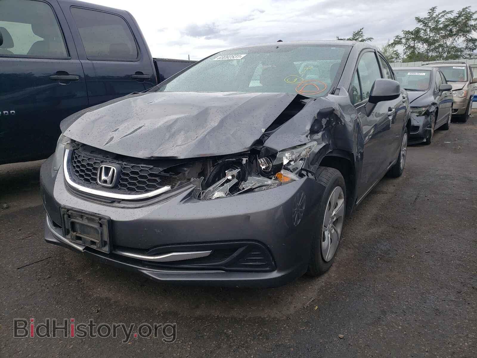 2013 HONDA CIVIC - VIN: 19XFB2F55DE070853 - Фото 2