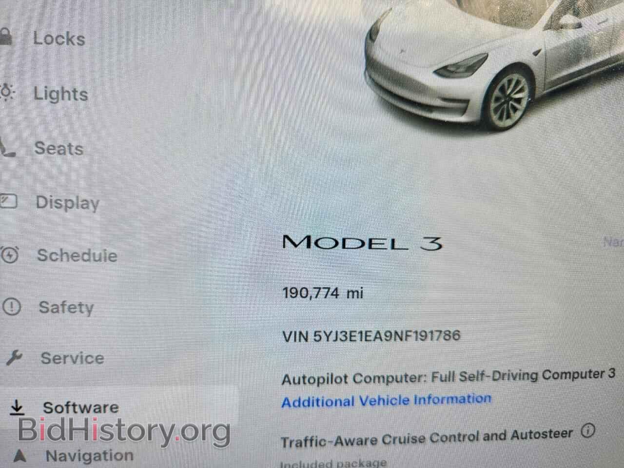 2022 TESLA MODEL 3 - VIN: 5YJ3E1EA9NF191786 - Photo 9