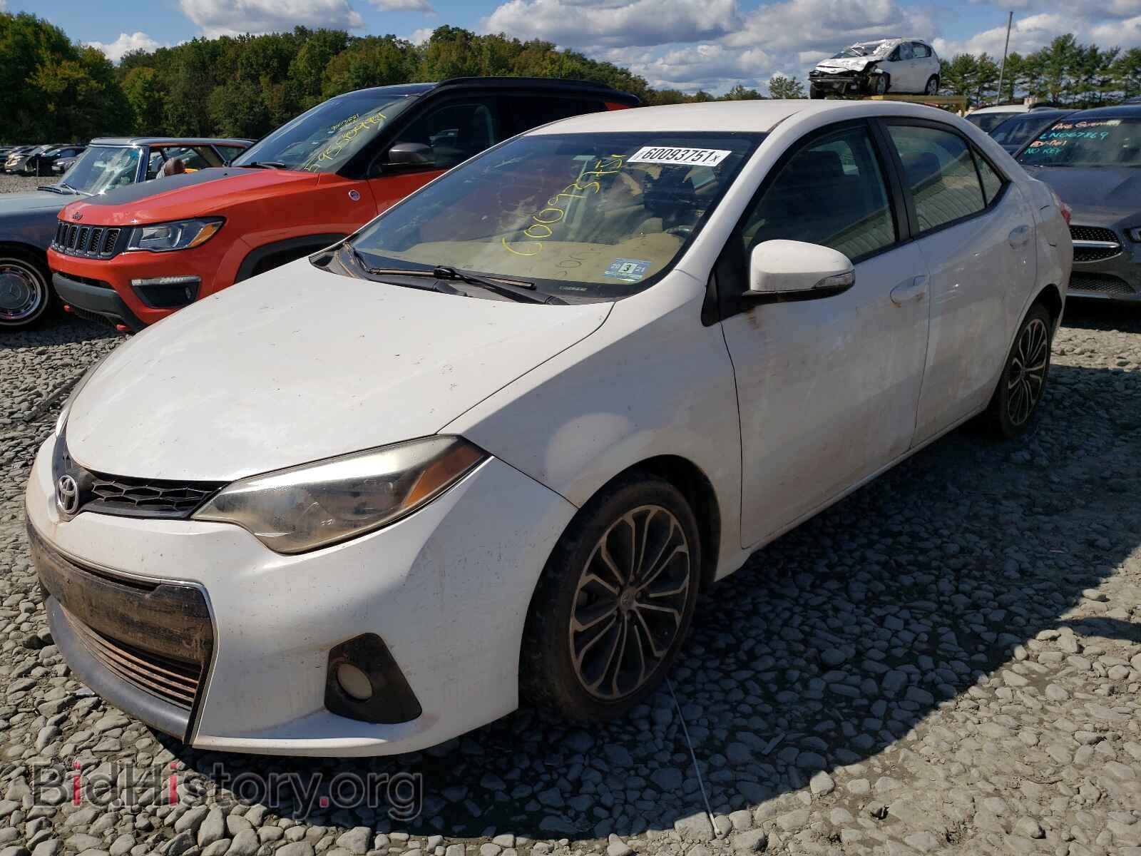 2014 TOYOTA COROLLA - VIN: 2T1BURHE7EC123485 - Фото 2