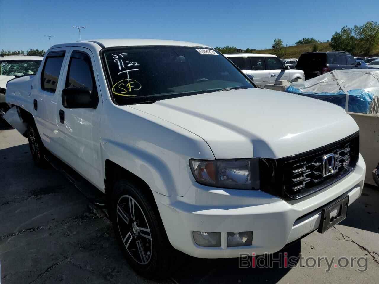 Photo 5FPYK1F77EB006112 - HONDA RIDGELINE 2014