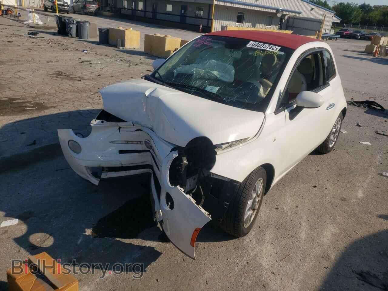 2013 FIAT 500 - VIN: 3C3CFFDR6DT541106 - Фото 2