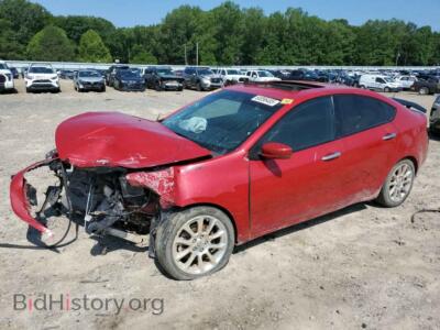 2013 Dodge DART Limited, red — VIN 1C3CDFCH7DD329237, Copart