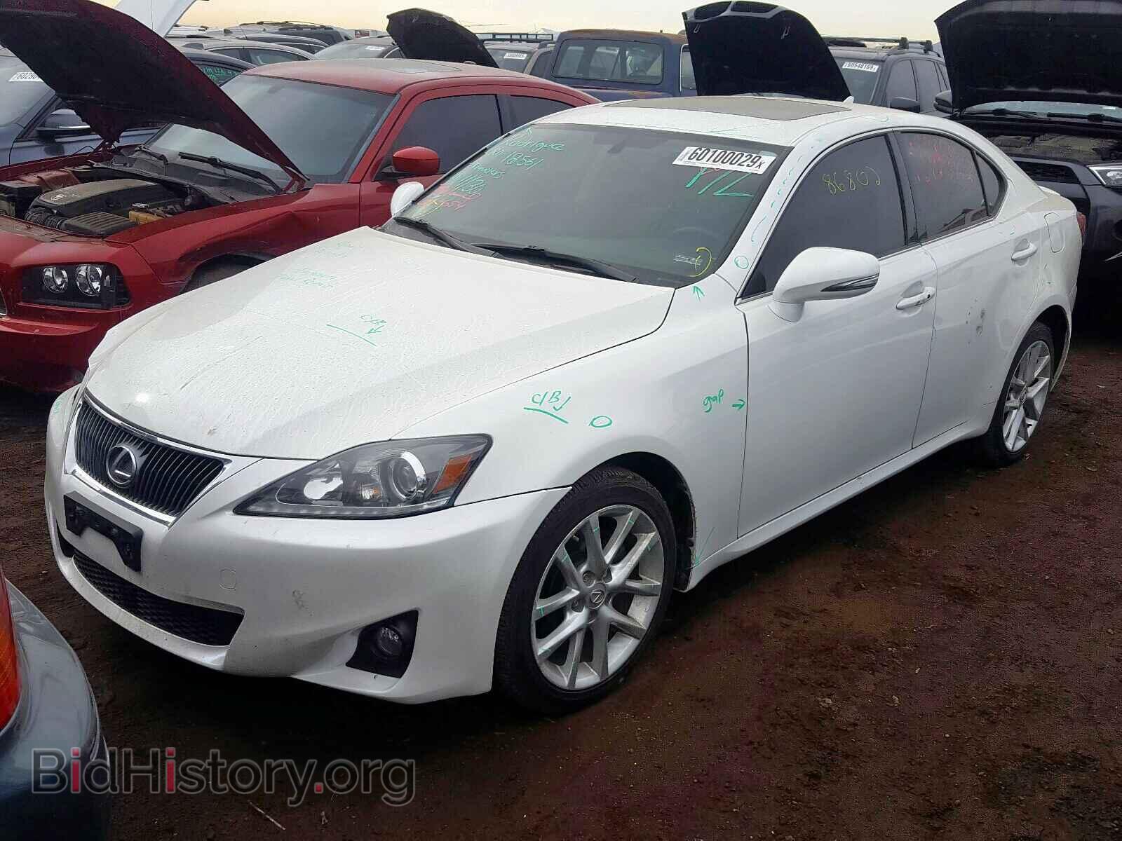 2012 LEXUS IS - VIN: JTHCF5C29C5057552 - Фото 2
