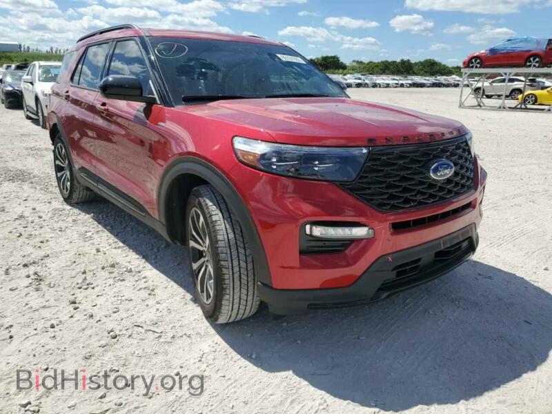 2022 Ford EXPLORER Explorer S (VIN 1FMSK7KH5NGB57256) — фото 1 из 10, Copart, повреждение: задняя часть