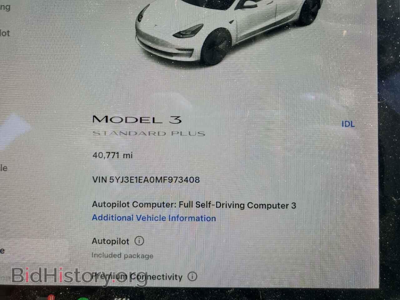 2021 TESLA MODEL 3 - VIN: 5YJ3E1EA0MF973408 - Photo 9