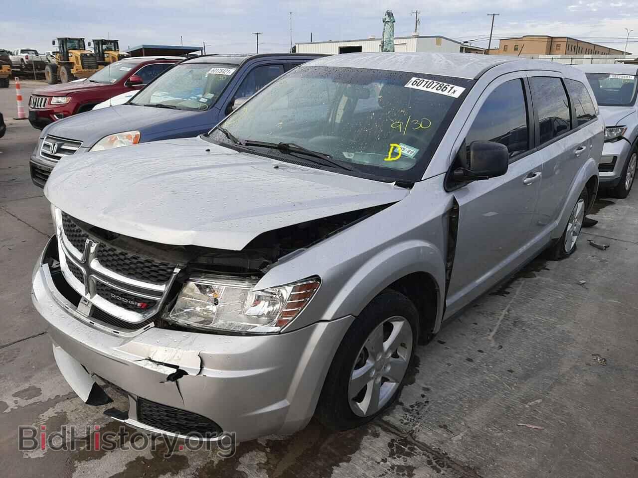 2013 DODGE JOURNEY - VIN: 3C4PDCAB4DT623442 - Фото 2