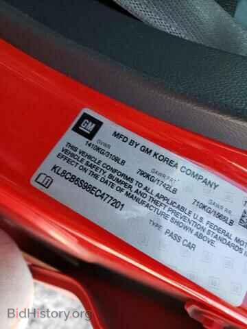 2014 CHEVROLET SPARK - VIN: KL8CB6S98EC477201 - Фото 10