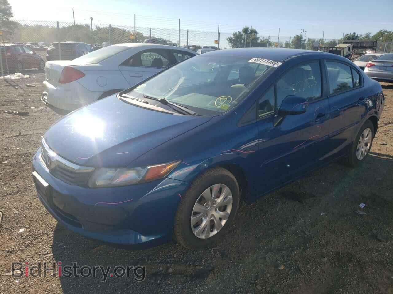 2012 HONDA CIVIC - VIN: 2HGFB2F54CH509528 - Фото 2