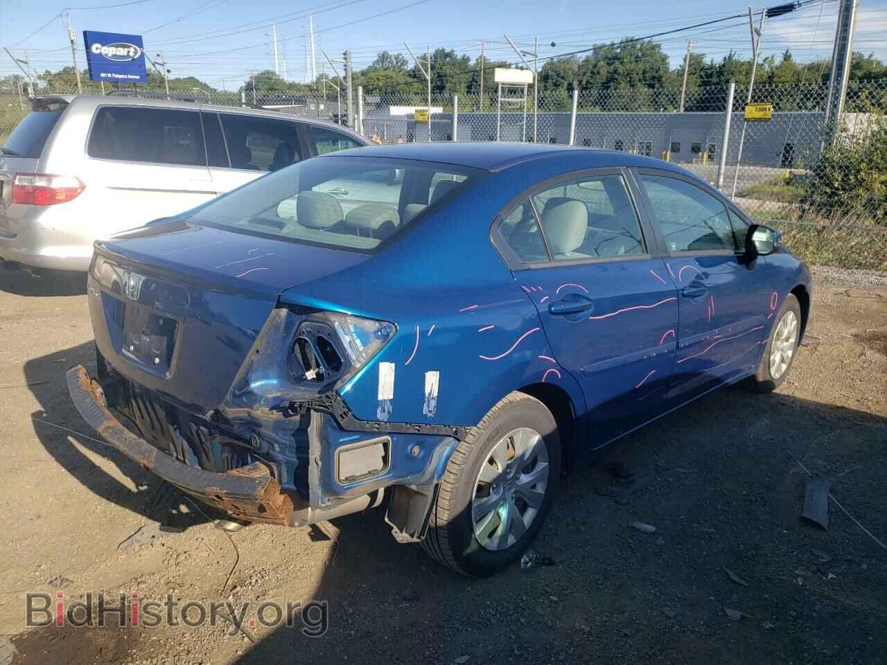 2012 HONDA CIVIC - VIN: 2HGFB2F54CH509528 - Фото 4