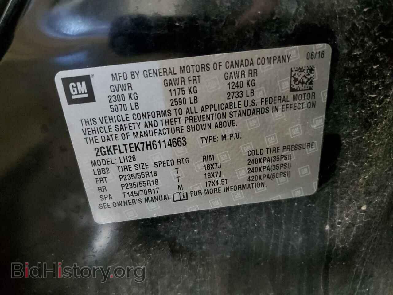 2017 GMC TERRAIN - VIN: 2GKFLTEK7H6114663 - Photo 10