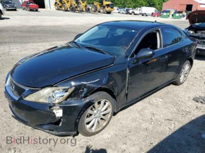 2007 Lexus IS 250, black — VIN JTHCK262472009647, Copart