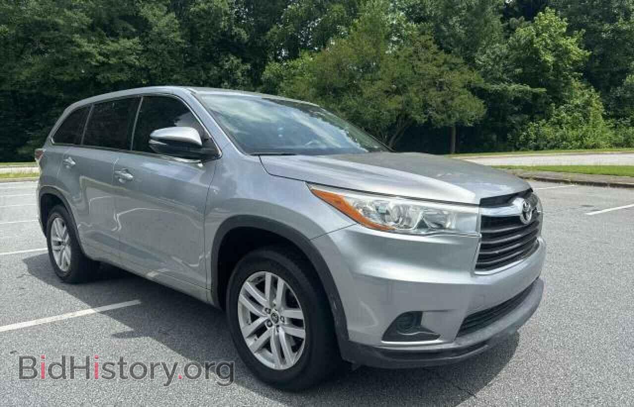 Photo 5TDZKRFH1GS144862 - TOYOTA HIGHLANDER 2016
