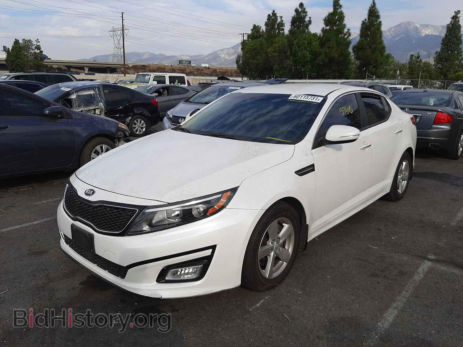 2015 KIA OPTIMA - VIN: KNAGM4A74F5642705 - Фото 2
